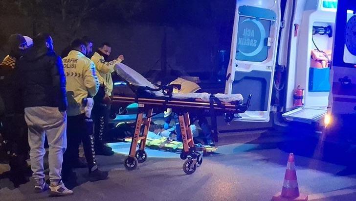 Bursa'da 200 metre sürüklenen motosikletin sürücüsü ağır yaralandı