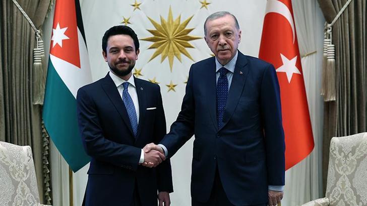 Cumhurbaşkanı Erdoğan, Ürdün Veliaht Prensi Hüseyin'i kabul etti