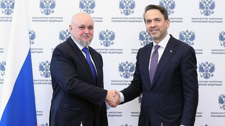Bakan Bayraktar, Rusya Enerji Bakanı Tsivilev ile bir araya geldi
