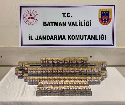 Batman’da 680 paket kaçak sigara ele geçirildi