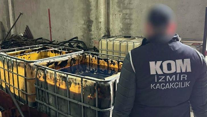İzmir'de 24 ton kaçak akaryakıt ele geçirildi