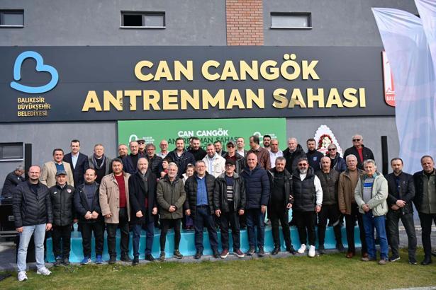 Balıkesirspor'un efsane ismi Can Cangök'ün adı antrenman sahasında yaşayacak