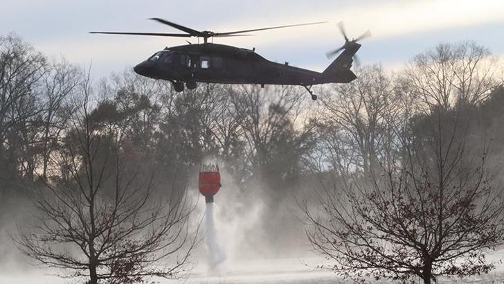 ABD'nin Kuzey ve Güney Carolina eyaletlerindeki orman yangınlarına müdahale ediliyor