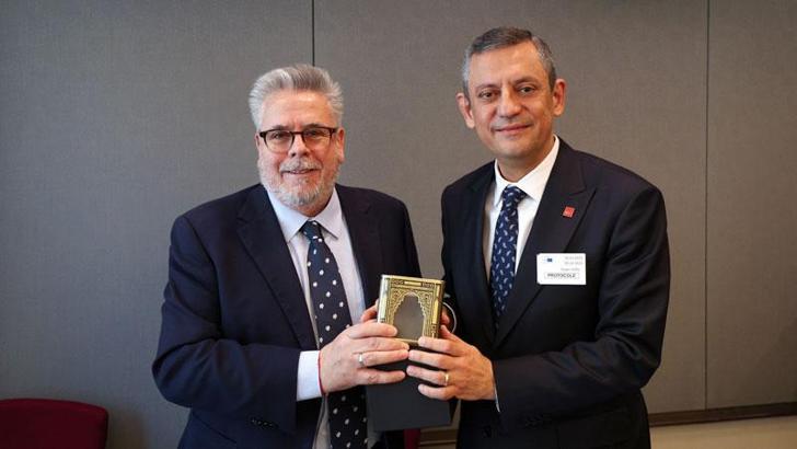 Özgür Özel, Avrupa Parlamentosu Türkiye Raportörü Amor ile bir araya geldi