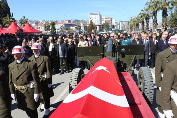 Şehit doktor, memleketi Samsun'da toprağa verildi