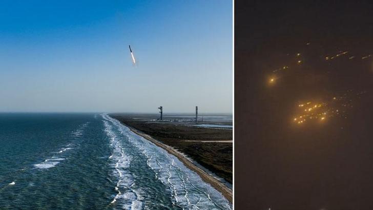SpaceX'in Starship roketi 8'inci test uçuşunda da parçalandı