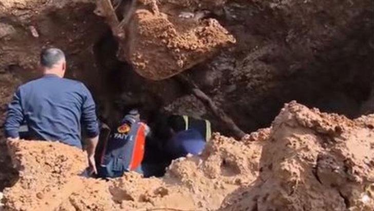 İzinsiz kanalizasyon kazısında toprak kaydı; 1 ölü
