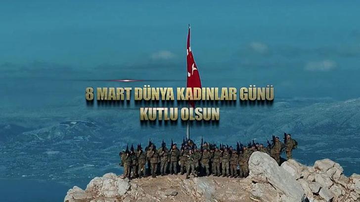 Milli Savunma Bakanlığı'ndan 'Kadınlar Günü' paylaşımı