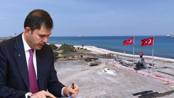 Bakan Kurum: İskenderun Sahil Yenileme Projesi parmakla gösterilecek bir çalışma olacak