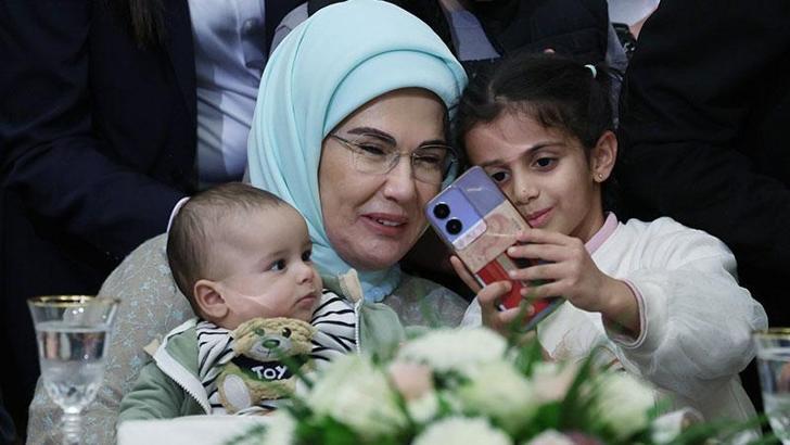 Emine Erdoğan, Filistinlilerle iftarda bir araya geldi