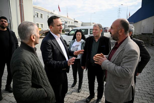 Başkan Eşki, Geri Kazanımcılar Sitesi'nde sorunları dinledi