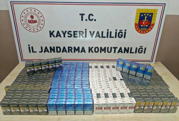 Kayseri'de 510 paket kaçak sigara ele geçirildi
