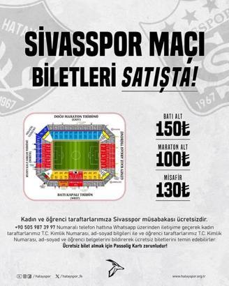 Hatayspor bilet fiyatlarında yüzde 50 indirim yaptı