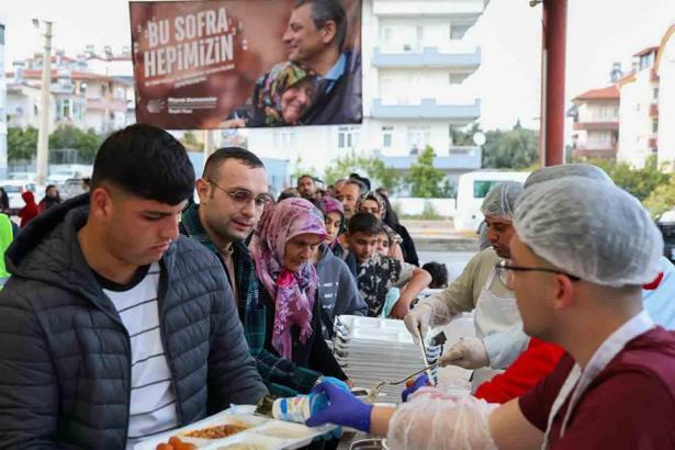 Ilıca'da iftar çadırı kuruldu