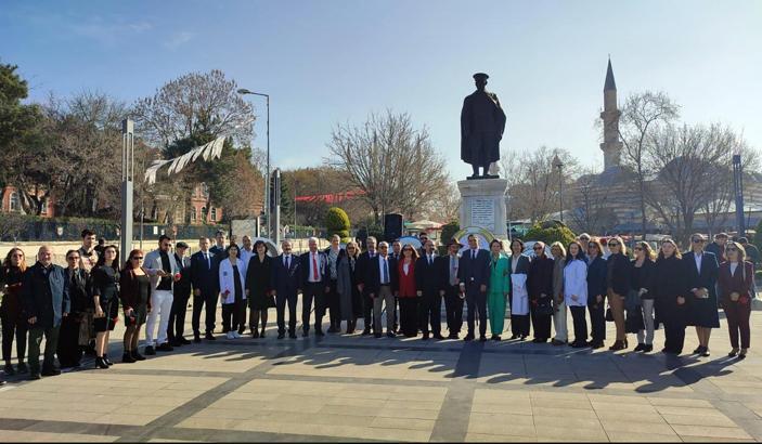 Edirne'de 14 Mart Tıp Bayramı kutlandı