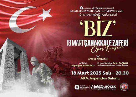 Çanakkale Zaferi'nin 110. yıl dönümüne özel konser