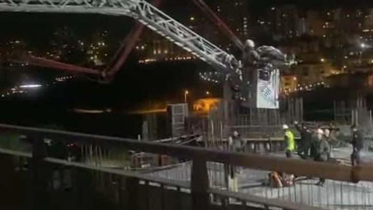 Başakşehir’de inşaatta elektrik akımına kapılan işçi hastaneye kaldırıldı