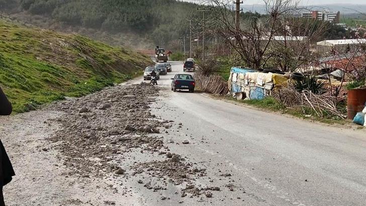 Yola beton döken kamyonun sahibi firmaya ceza