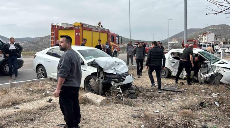 Isparta'da kaza: 1 ölü, 4 yaralı