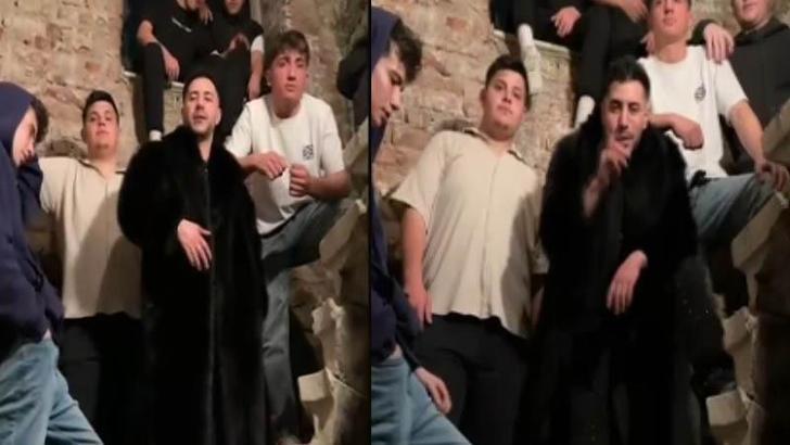 Sarıyer'de klip çekerken eski topçu karakolunu yakan şüphelilerden 8'i adli kontrol şartıyla serbest bırakıldı