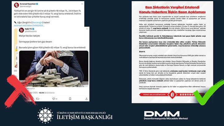 DMM'den 'vergi borcu' açıklaması