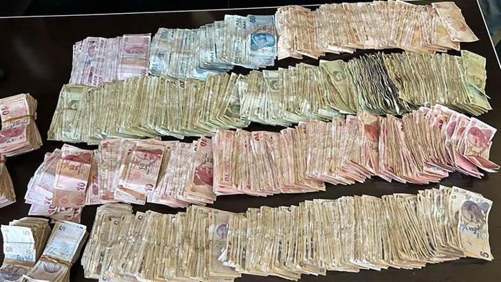 Dilencinin üzerinden 45 bin lira çıktı
