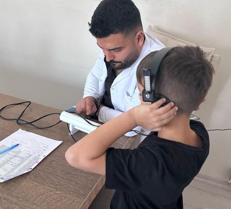 Antakya’da öğrencilere işitme taraması yapıldı