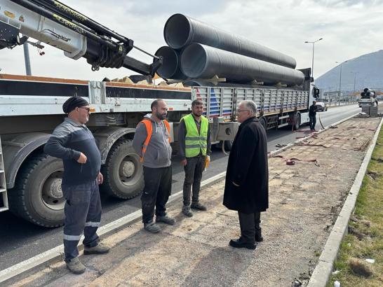 Başkan Büyükkılıç, 350 milyon TL'lik içme suyu projesini inceledi