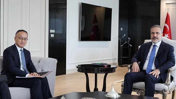 Bakan Fidan, Çin Dışişleri Bakan Yardımcısı Xiaodong'u kabul etti