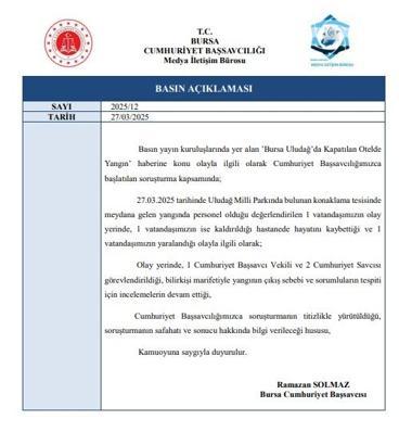 Uludağ’da otel yangını; 2 ölü (7)