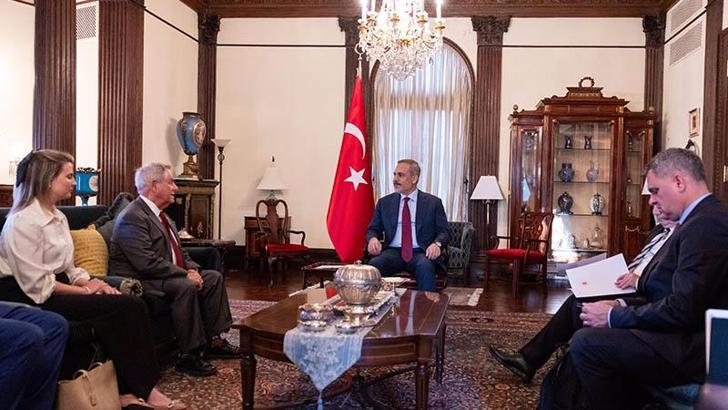 Bakan Fidan, ABD-Türkiye İlişkileri ve Türk Amerikalılar Grubu Eş Başkanı Wilson’u kabul etti