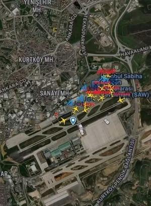 İstanbul- Sabiha Gökçen Havalimanı apronunda tilki alarmı