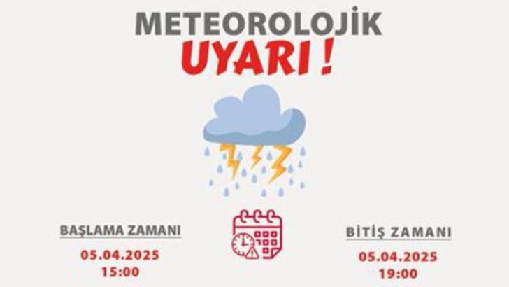 Ankara Valiliği'nden 'sağanak' uyarısı