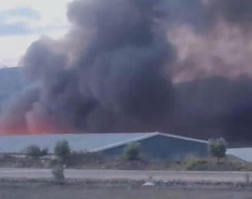 Erzin'de geri dönüşüm fabrikasında çıkan yangın kontrol altına alındı