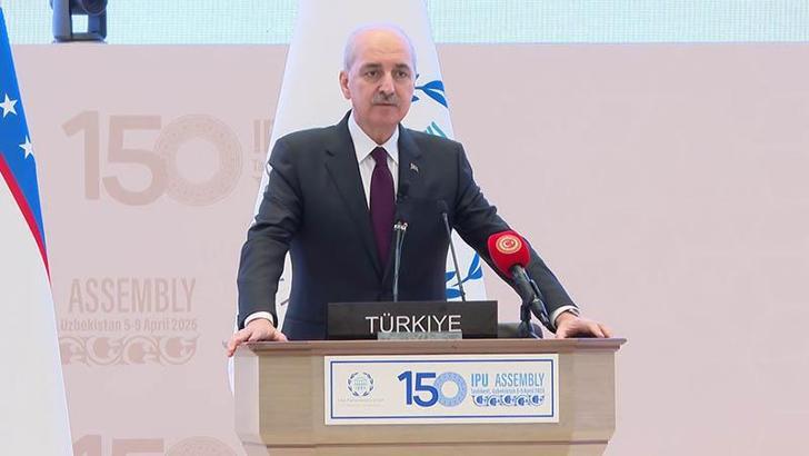 TBMM Başkanı Kurtulmuş: Parlamentolar sadece iç politik meselelerle uğraşmaz