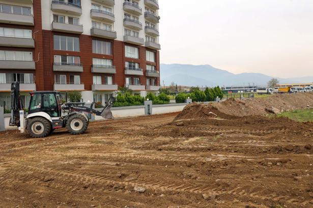 Güzelyurt'a yeni yol için çalışma başlatıldı