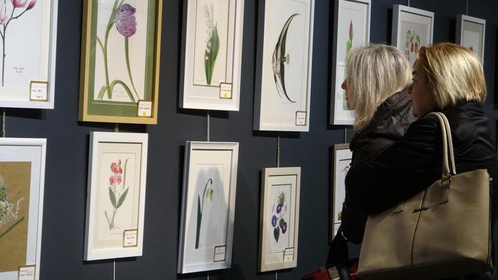 Bitkiler tuvale yansıdı; 'Doğa-Renk-Fırça' sergisi açıldı