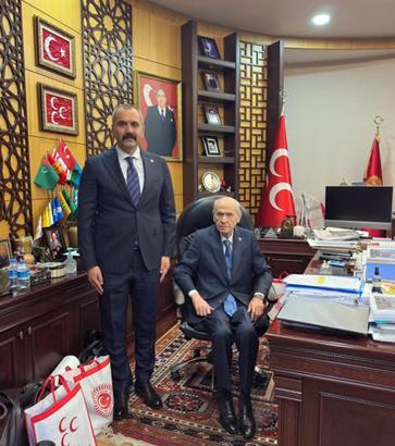 Antalya milletvekilinden Devlet Bahçeli'yi ziyaret fotoğrafı