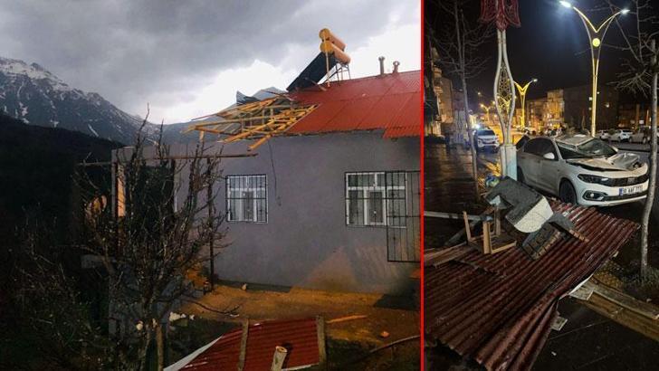 Hakkari’de kuvvetli rüzgar nedeniyle eğitim-öğretime ara verildi