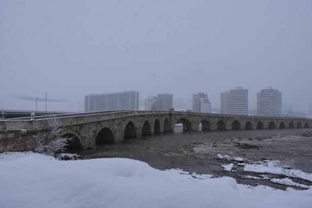 Sivas'ta kar yağışı