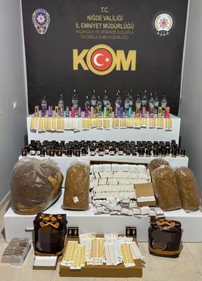 Niğde’de kaçakçılık operasyonu: 5 gözaltı