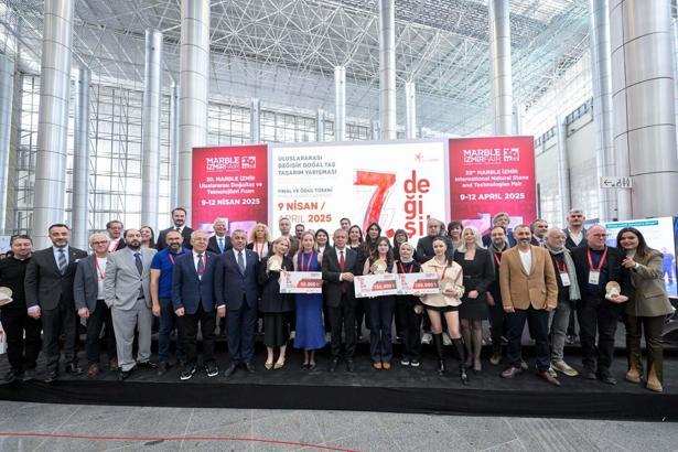 Doğal taşa hayat veren genç tasarımcılar ödüllerini aldı
