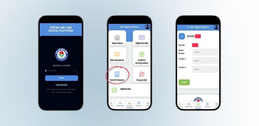 Eğitim-Bir-Sen'den yer değişikliği başvurularına teknolojik destek