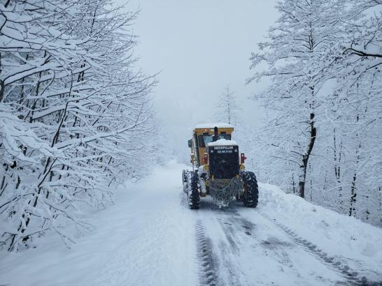 Ordu’da karla kaplı 806 kilometre yol ulaşıma açıldı