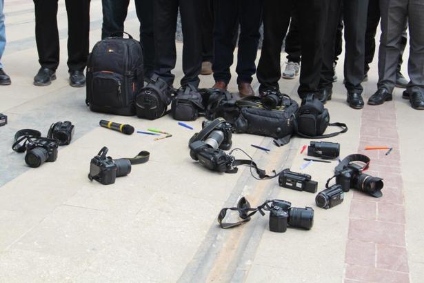 Batman’da gazeteciler, Gazze’de meslektaşlarını hedef alan İsrail’i protesto etti