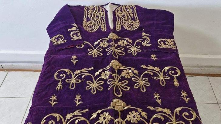 Tekirdağ'da tarihi eser niteliği taşıyan kıyafet ele geçirildi