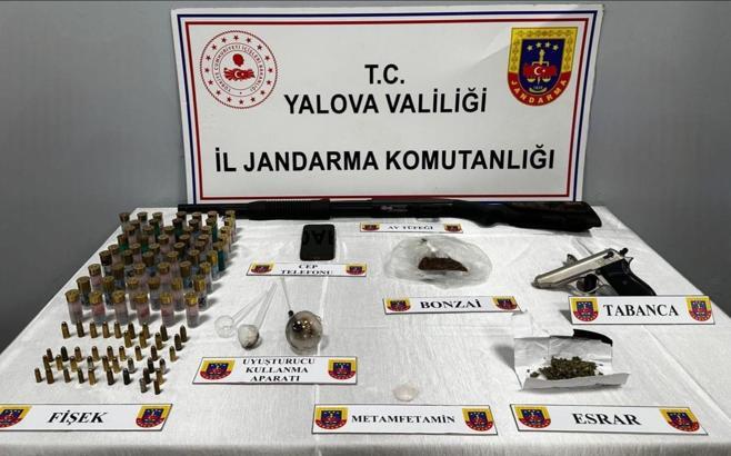Yalova’da uyuşturucu operasyonu; 1 gözaltı