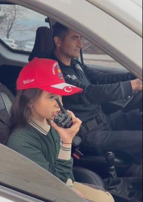 Polislik hayallerini 1 günlüğüne gerçekleştirdiler