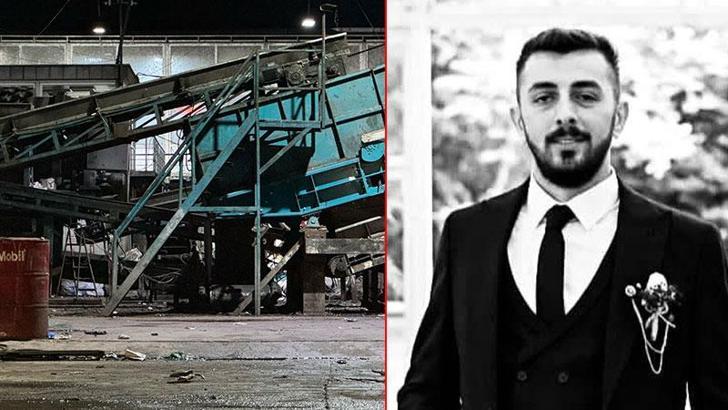 Çöp ayrıştırma makinesine kapılan işçi öldü