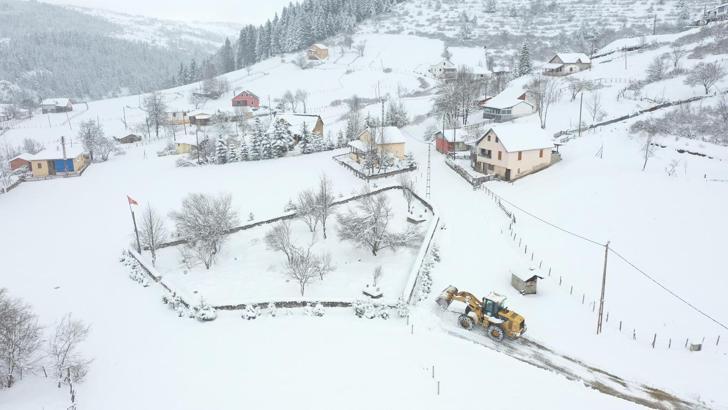 Ordu’da nisanda karla mücadele sürüyor